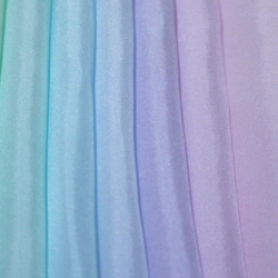 (X-04) 純絲羽布衣襯（和服襯）手染襯 12 件套 條紋套裝 柔和色 手工藝品 第4張的照片