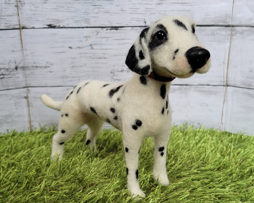 羊毛フェルト ダルメシアン 愛犬 うちの子 オーダー 犬