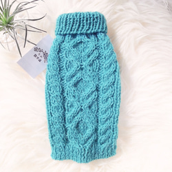 XS❤️202犬✫猫用手編みセーター ペット服・アクセサリー やっちゃん