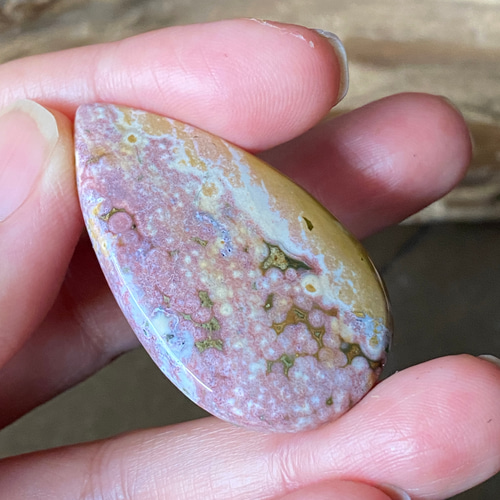 レアカラー♢ピンクオーシャンジャスパー ルース 18 天然石 天然石