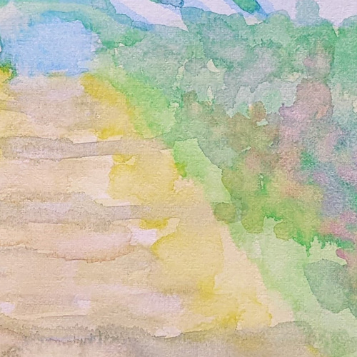 モネの庭 花のアーチ 水彩画原画 (F4) 絵画 yko 通販 14986812｜Creema