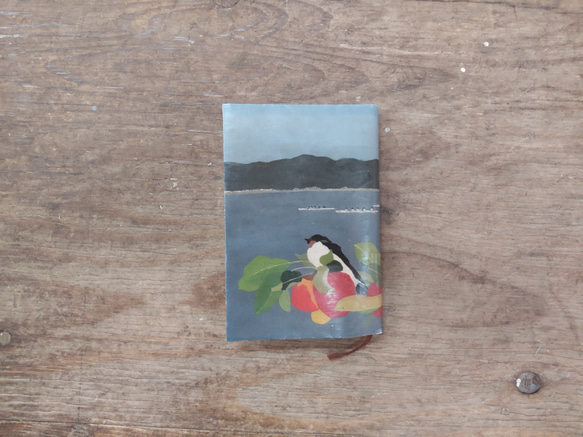 絵本なブックカバー『諏訪湖』 1枚目の画像