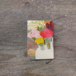絵本なブックカバー『店頭の花』 1枚目の画像