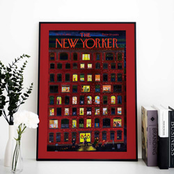 クリスマスツリー、クリスマスポスター、『The New Yorker』の表紙、シンプルなインテリアに。【T-0296】 7枚目の画像