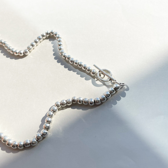 White silver necklaceⅡ（Karen Silver×SV925）2022冬の新作 3枚目の画像