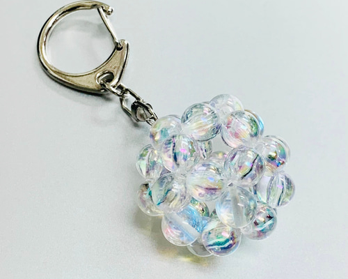 ご要望品 スピリットボール　シルバー 透かし模様 ドロップ型キーホルダー 9be8f6b4c945b1f67cb08afa5abef3