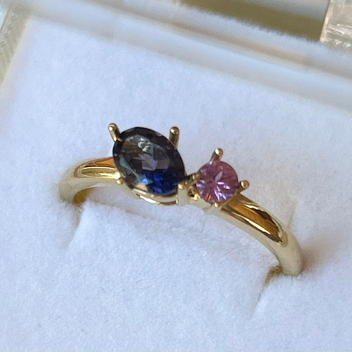 アイオライト　K18リング　14.5号 楽天市場】K18アイオライト リング classico アイオライト リング 指輪