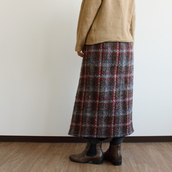 〈受注生産〉まるでコタツ♪厚地ウールのロングスカート 4枚目の画像