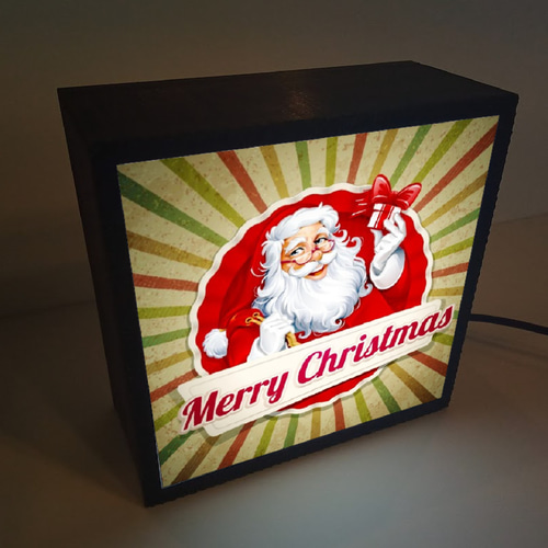 メリークリスマス クリスマス サンタクロース 飾付け レトロ