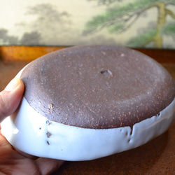 【お買い得品】グラタン皿(雪肌かいらぎ) お得な2個セット　★萩焼　 10枚目の画像