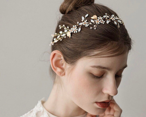 ウェディング ヘッドピース ヘアアクセサリー 髪飾り ブライダル