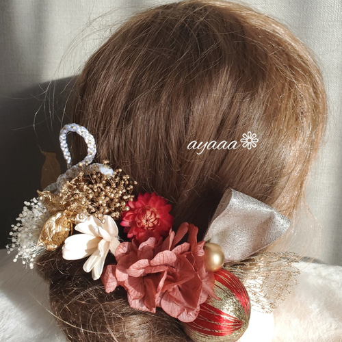 B品 イチゴとノースポールのポニーフック☆ハート ポニーフック  