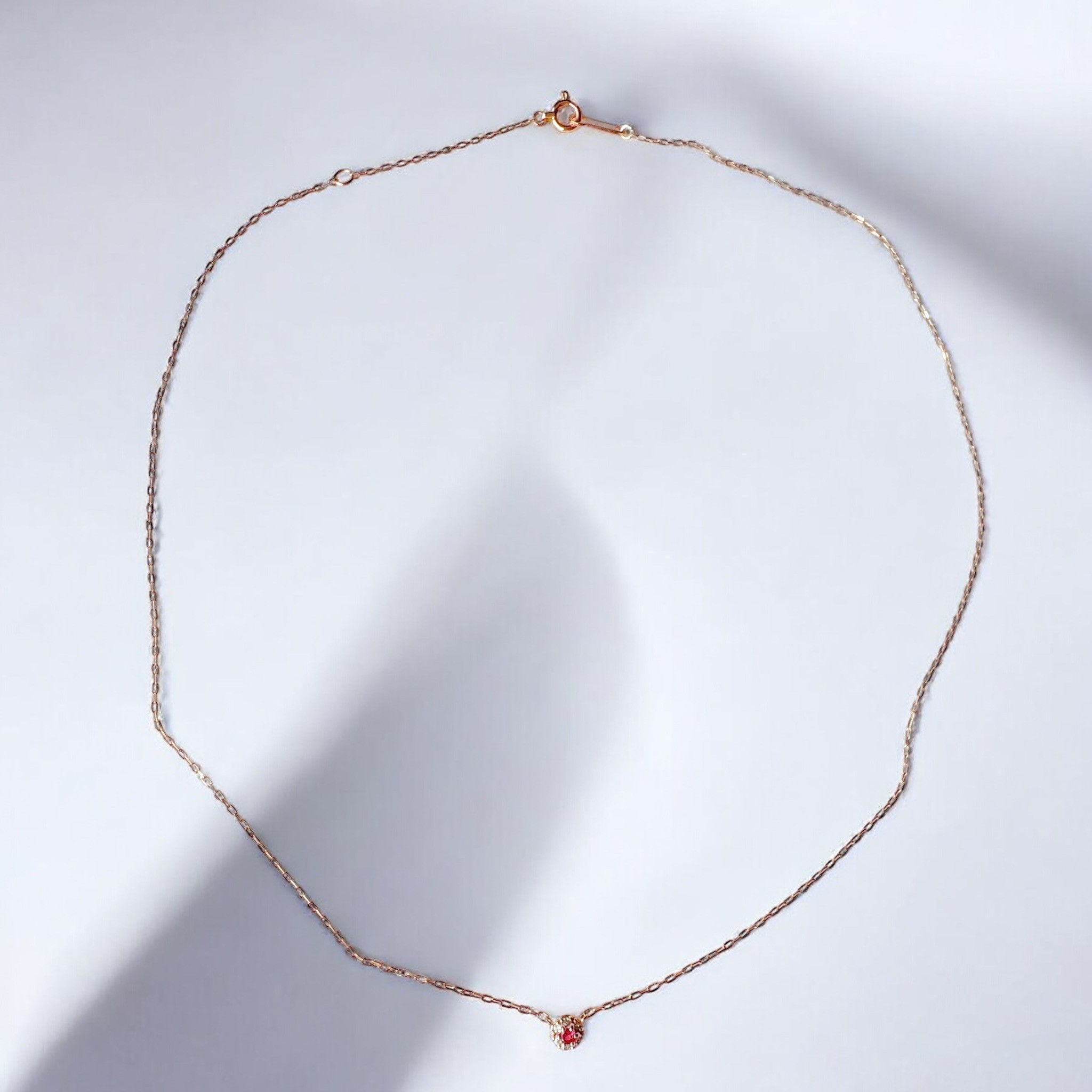 S235 運命の相手との縁を引き寄せ愛の未来へ導く 片想い成就 ウィッカの魔法  K18 ピンクトルマリン  ネックレス