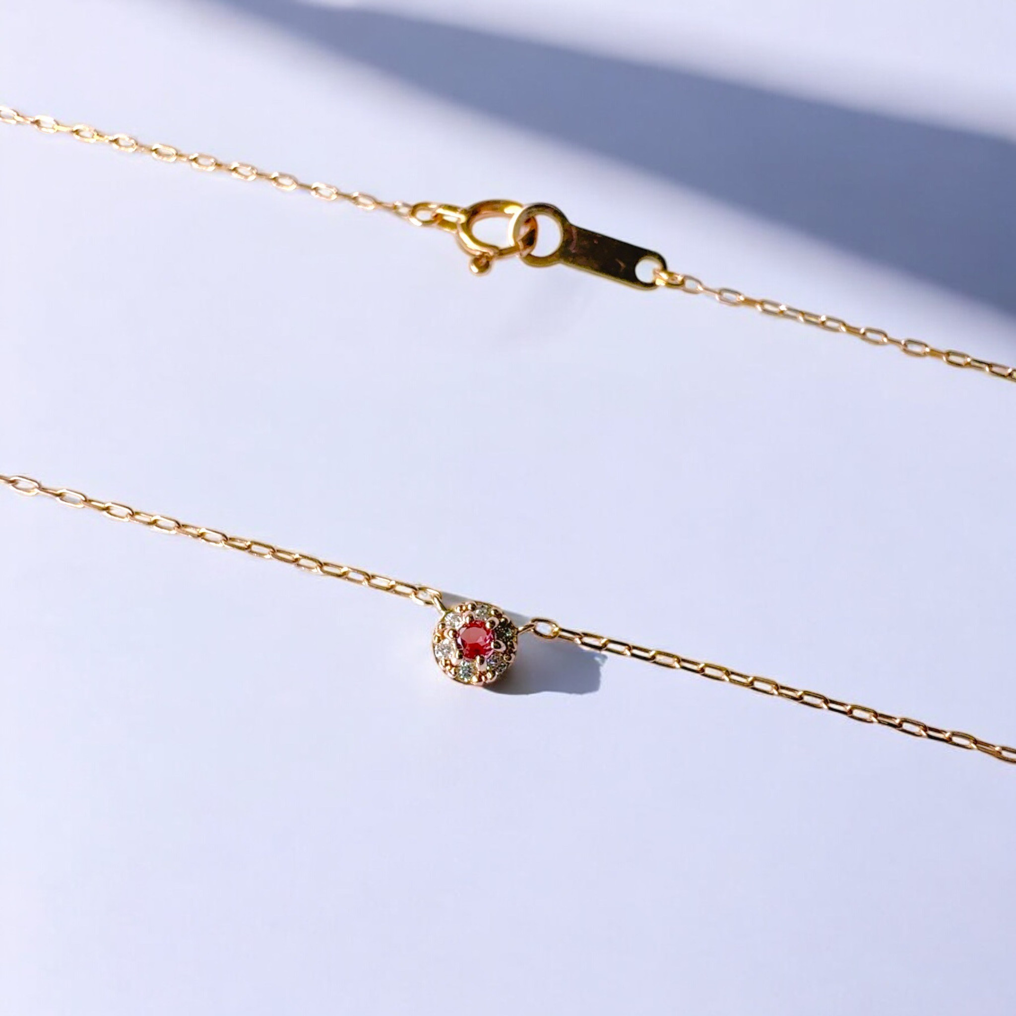 S235 運命の相手との縁を引き寄せ愛の未来へ導く 片想い成就 ウィッカの魔法  K18 ピンクトルマリン  ネックレス