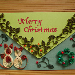 クリスマスカード(カップル猫B) 1枚目の画像