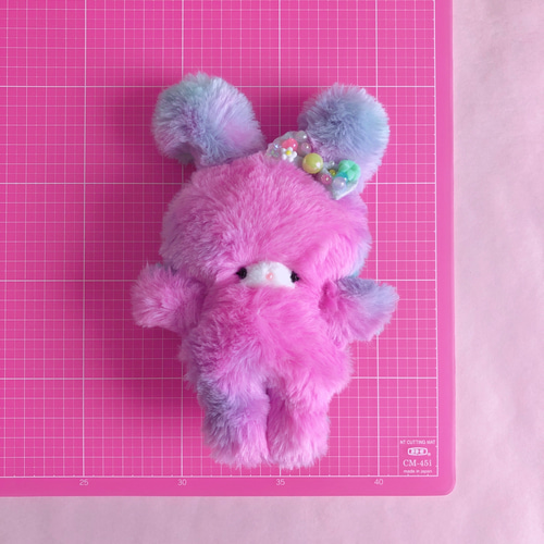 専用ぺージです♪ゆめかわうさちゃん♡空色×紫なフワフワうさぎ