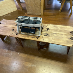 ヘキサテーブル　焚火テーブル　40cm 長テーブル（プロフィール必読） 5枚目の画像