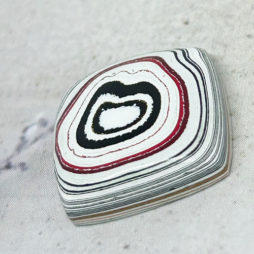 1100. 希少石！コレクター品 フォーダイト デトロイトメノウ ヘアゴム