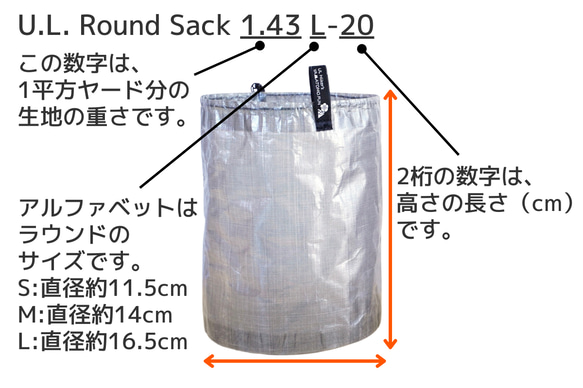 U.L. Round Sack 0.8【R15.5〜17】Custom 11枚目の画像