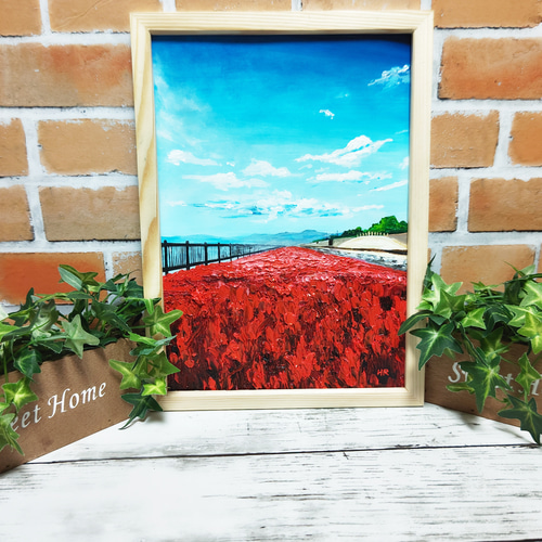 油絵 絵画 【海の紅葉】 絵画 ＨＲ 通販｜Creema(クリーマ)