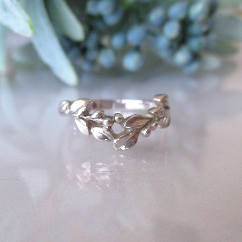 植物の銀の指輪 指輪・リング MoonBric 通販 14989074｜Creema(クリーマ) 