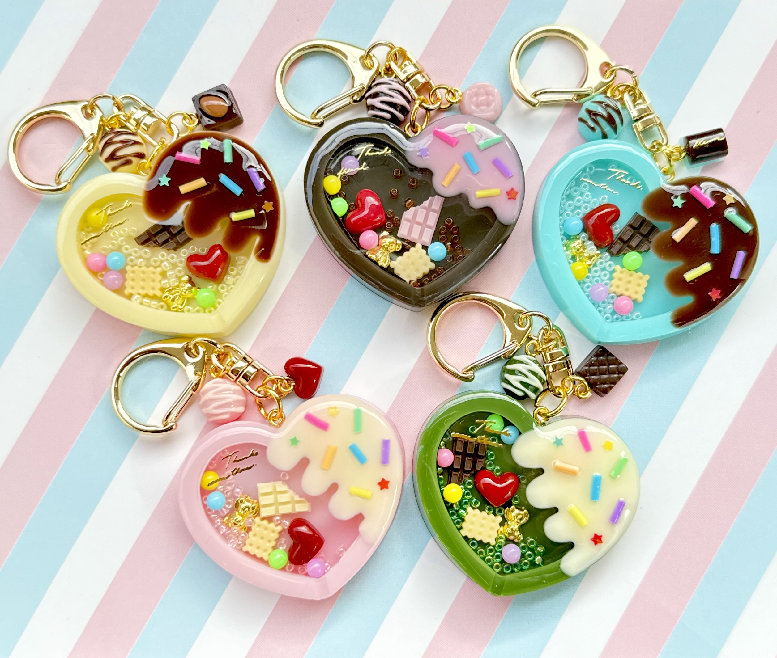 じゃらじゃらキーホルダー ミニ アイス チョコ くま クッキー 128 e33b9bc2d6a32b2f7dd012a2b996e6