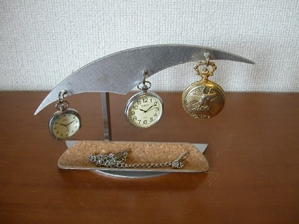 クリスマス　懐中時計スタンド　3本掛け懐中時計ディスプレイロングトレイ　　ak-design 6枚目の画像