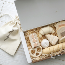 wooden bread set ふんわり優しい 木のおままごとパン 木製パンセット 11枚目の画像