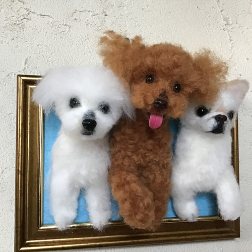 ピーちゃん様オーダー品（愛犬フレームポエム君、ジュエル君、ゆわ 