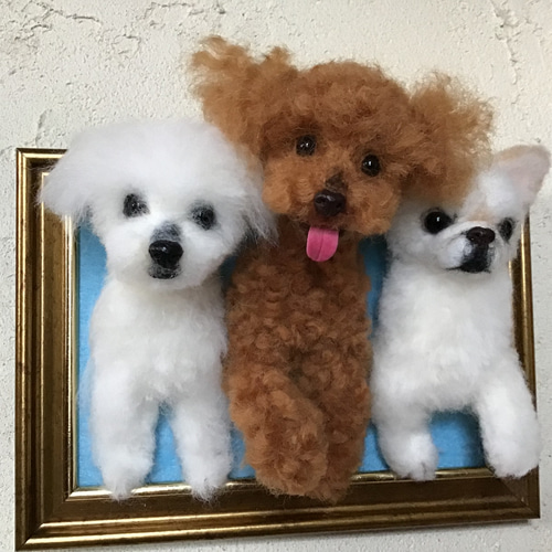 ピーちゃん様オーダー品（愛犬フレームポエム君、ジュエル君、ゆわ 