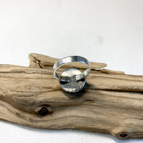 ナチュラル ターコイズ トルコ石 天然石 シルバーリング ターコイズ