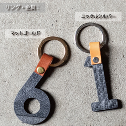 plus C「up cycle - key ring」 カーボン製 アップサイクル 8枚目の画像