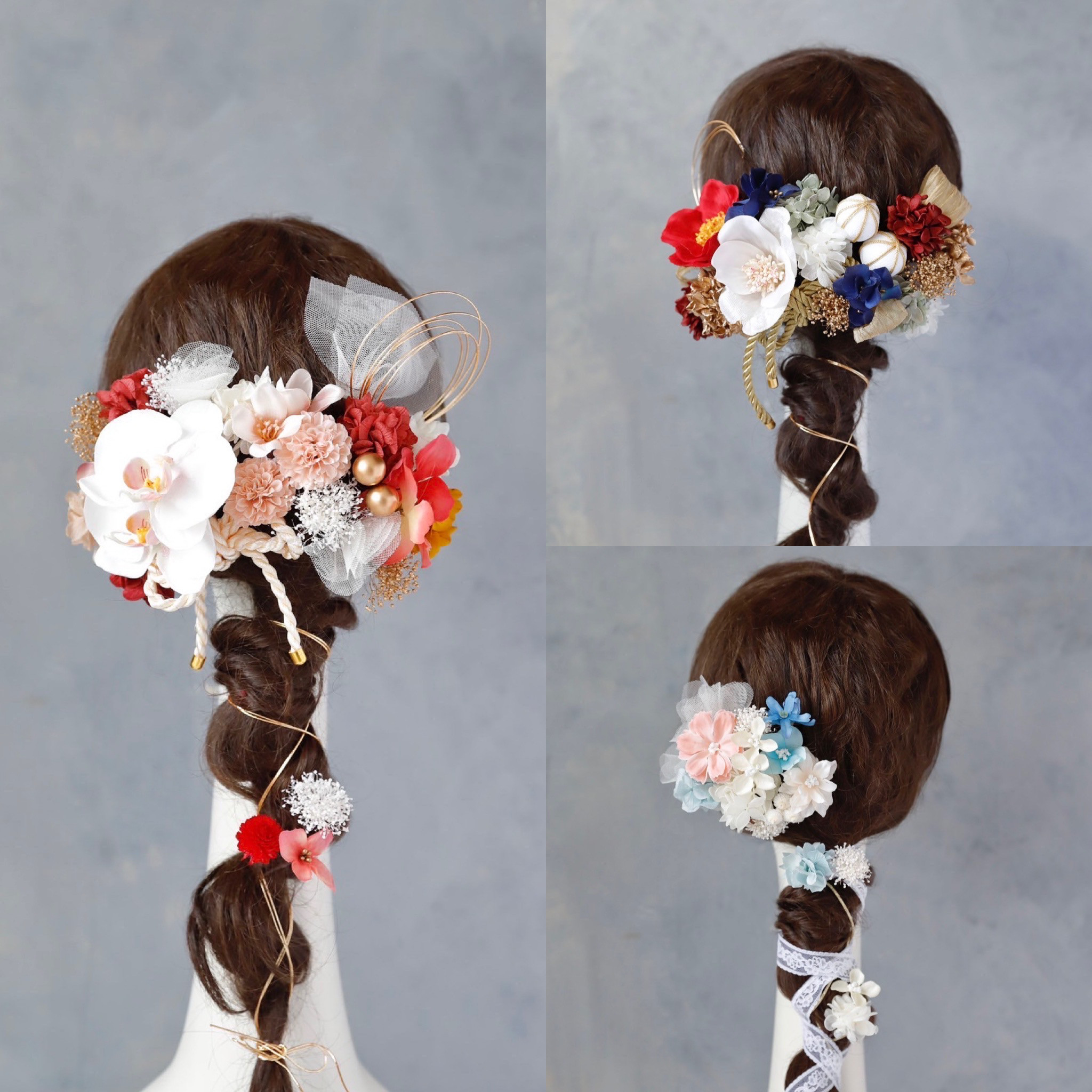 史上最高の可愛いをもらゃおう✨　オーダーメイド髪飾り　予約　　振袖　成人式　卒業式　袴　成人式　ウェディング　白無垢