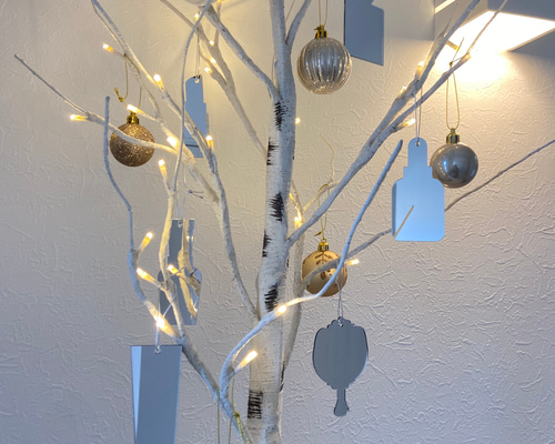 オーナメント レディメイクアップ ミラー7点セット クリスマスツリー