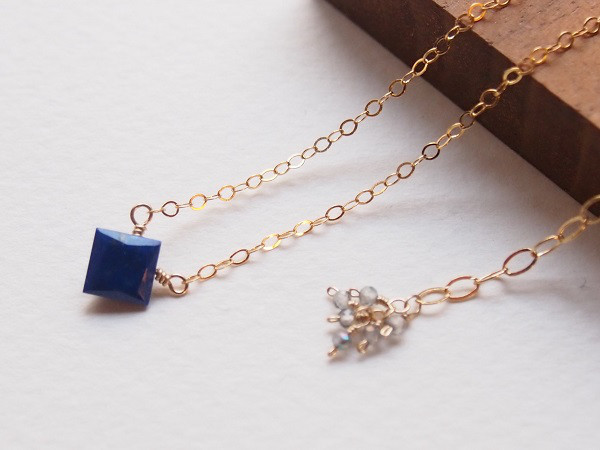 星の瞬く夜に（ネックレス　14kgf）