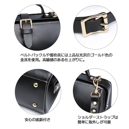 ドクターバッグ ミニドクター 口枠バッグ ショルダーバッグ