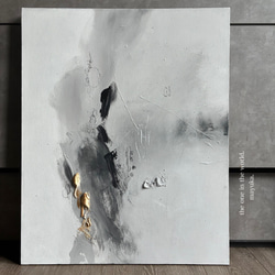現代アート 40×30㎝ キラキラ テクスチャーアート モダン アートパネル
