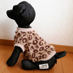 犬服   ❋ タンクトップ・  レオパード柄 1枚目の画像