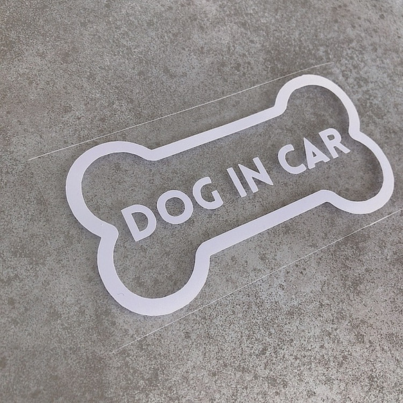 《車用》DOG IN CARステッカー【送料無料】 4枚目の画像