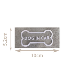 《車用》DOG IN CARステッカー【送料無料】 5枚目の画像