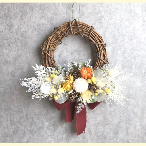 2wayしめ縄飾り 交換用リースセット Creema限定 お正月飾り S1 しめ縄