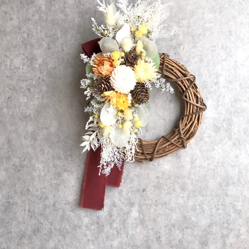 2wayしめ縄飾り 交換用リースセット Creema限定 お正月飾り S1 しめ縄