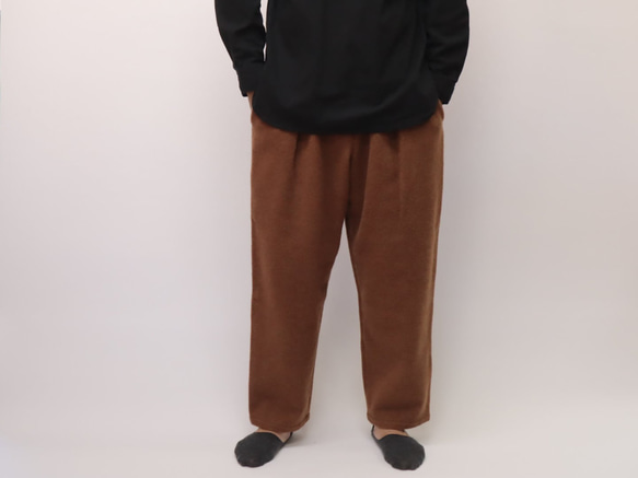 &lt;OSOCU&gt; bishu-wool 氣球褲 Bishu 羊毛 第4張的照片