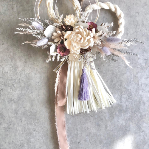 お正月飾り(2way仕様 しめ縄) 2022  (type b) お正月飾り(2way仕様 しめ縄) 2022 (type b) 季節・年中行事