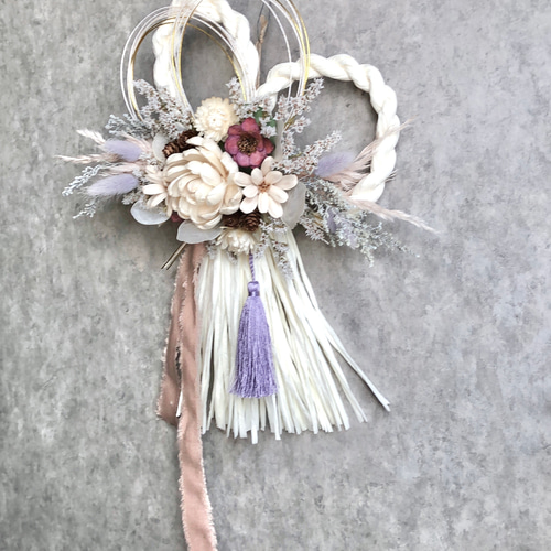 2wayしめ縄飾り 交換用リースセット Creema限定 お正月飾り S2