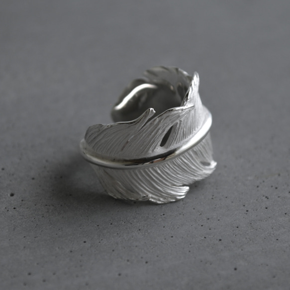 [FEATHER] Ring Large (SILVER925) 3枚目の画像