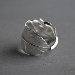 [FEATHER] Ring Large (SILVER925) 1枚目の画像