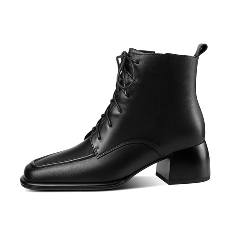 Yves Saint Laurentのレースアップ ショートブーツ