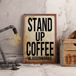 STAND UP COFFEE(ﾍﾞｰｼﾞｭ) ポスター 2枚目の画像