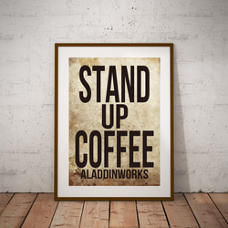 STAND UP COFFEE(ﾍﾞｰｼﾞｭ) ポスター 3枚目の画像